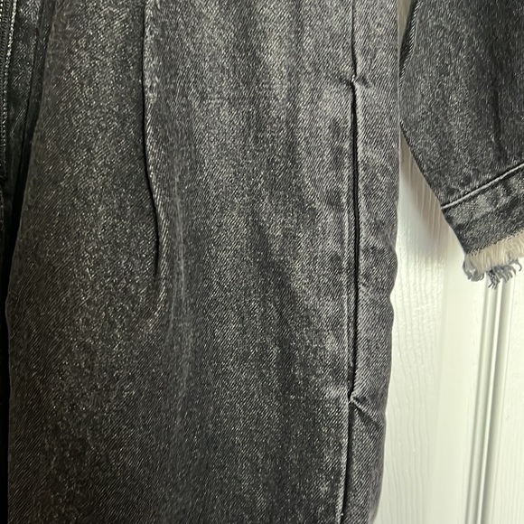 NWT PRPS BLACK DISTRESSED DENIM DESIGNER DRESS! - Picture 10 of 14